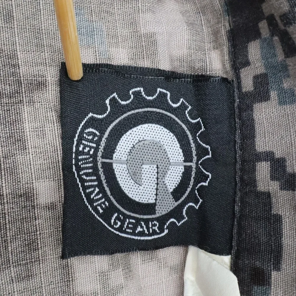 Genuine Gear Combat Coat Mens 2XL Grey Digital Camo‎ Tactical Ripstop Jacket